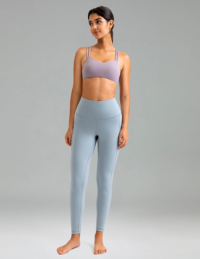Colorfulkoala Women's High Waisted Yoga Pants 7/8 Length Leggings with Pockets