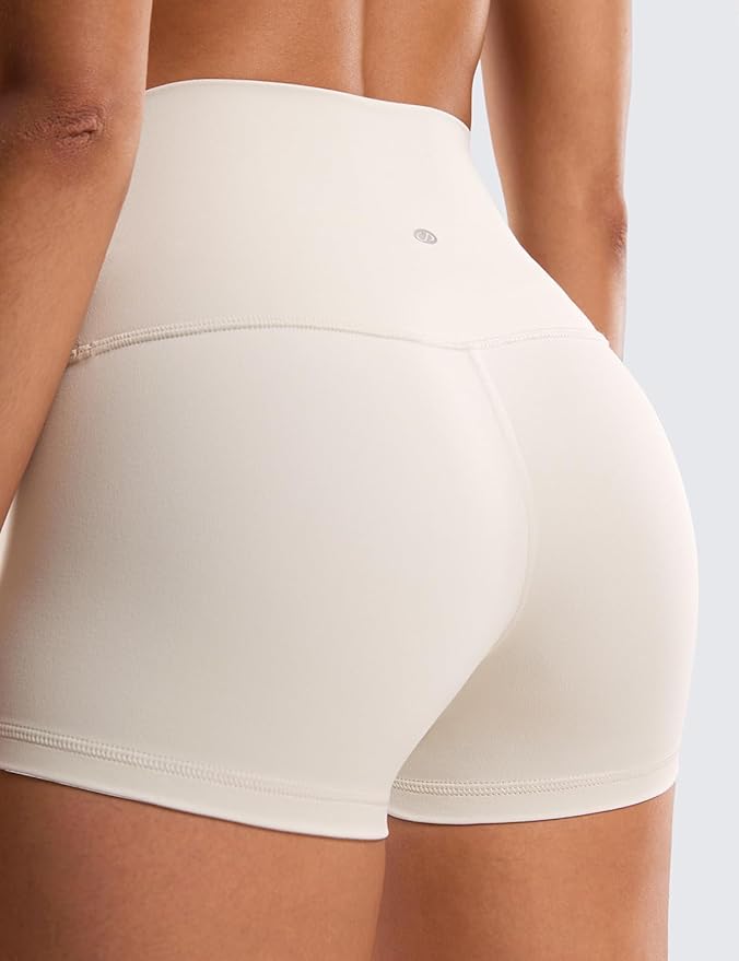 CRZ YOGA Women's Hugged Feeling Compression Leggings - Thick High Waisted Workout Leggings 25"