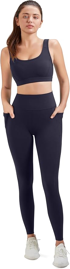 CHARMKING High Waisted Leggings for Women Soft Tummy Control Pants Non See Through Workout Yoga Pants for Running Plus Size