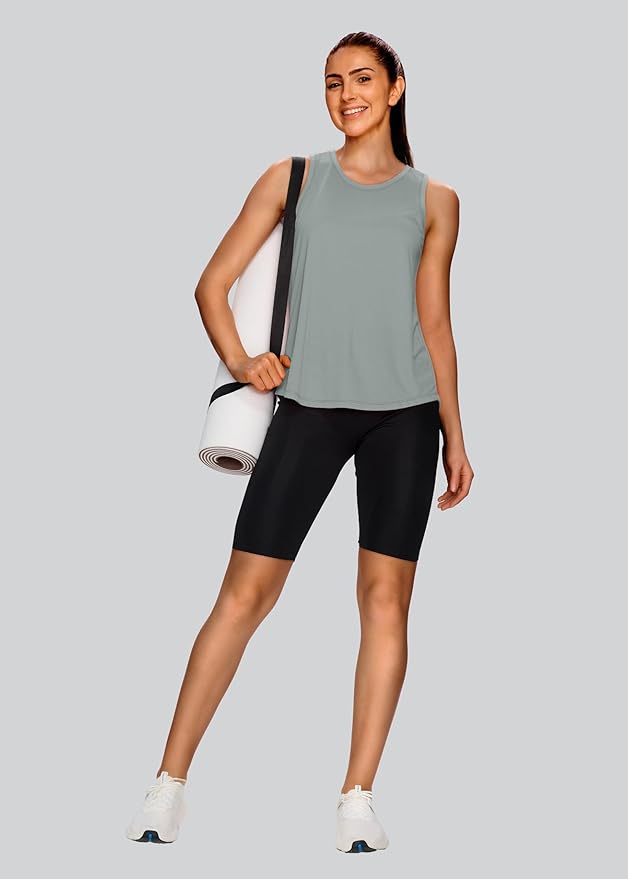 XIEERDUO Tank Top for Women Racerback Sleeveless Workout Tops Loose Fit Yoga Running Gym Shirts for Women