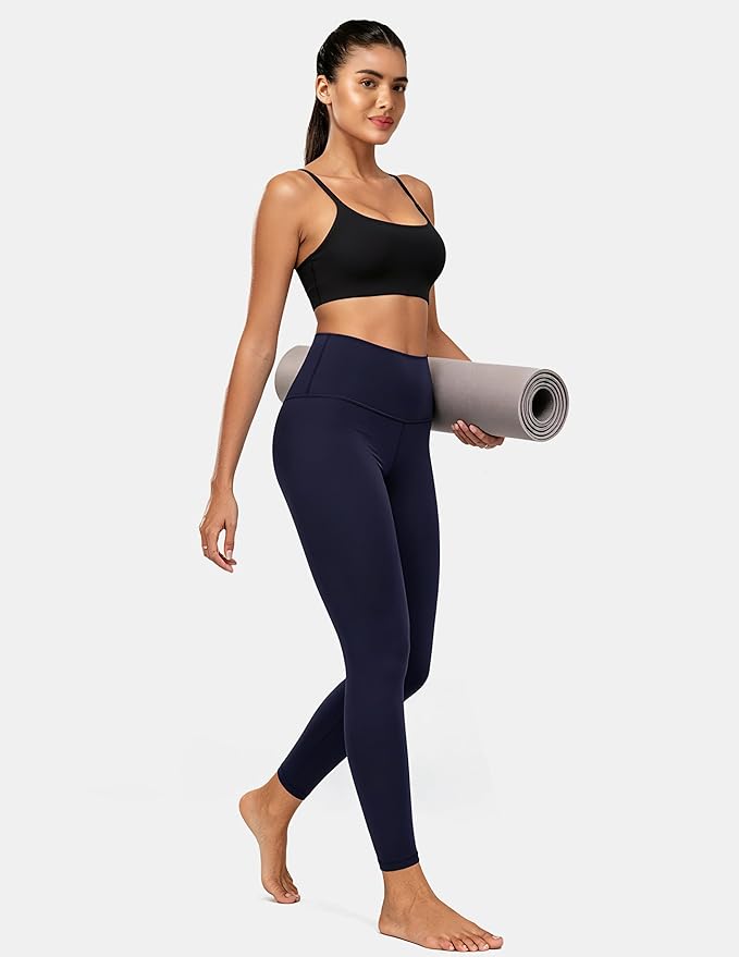 Colorfulkoala Women's High Waisted Tummy Control Workout Leggings 7/8 Length Ultra Soft Yoga Pants 25"
