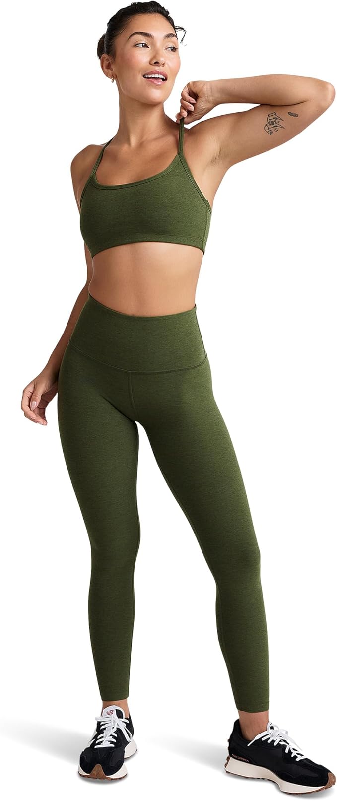 Beyond Yoga Women's Spacedye Caught in The Midi High Waisted Legging