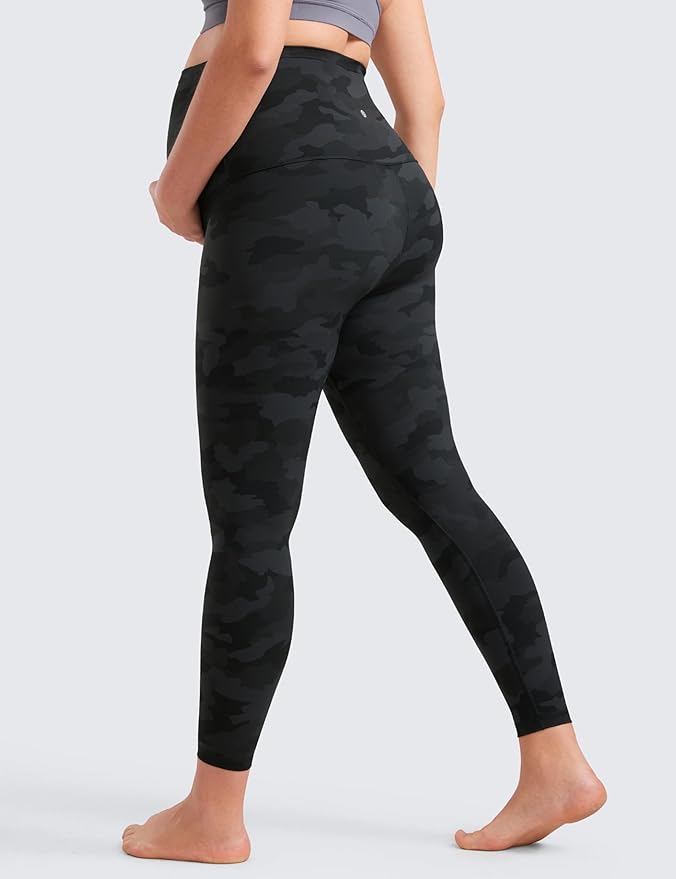 CRZ YOGA Butterluxe Maternity Leggings 25" - Over The Belly Buttery Soft Workout Activewear Yoga Womens Pregnancy Pants