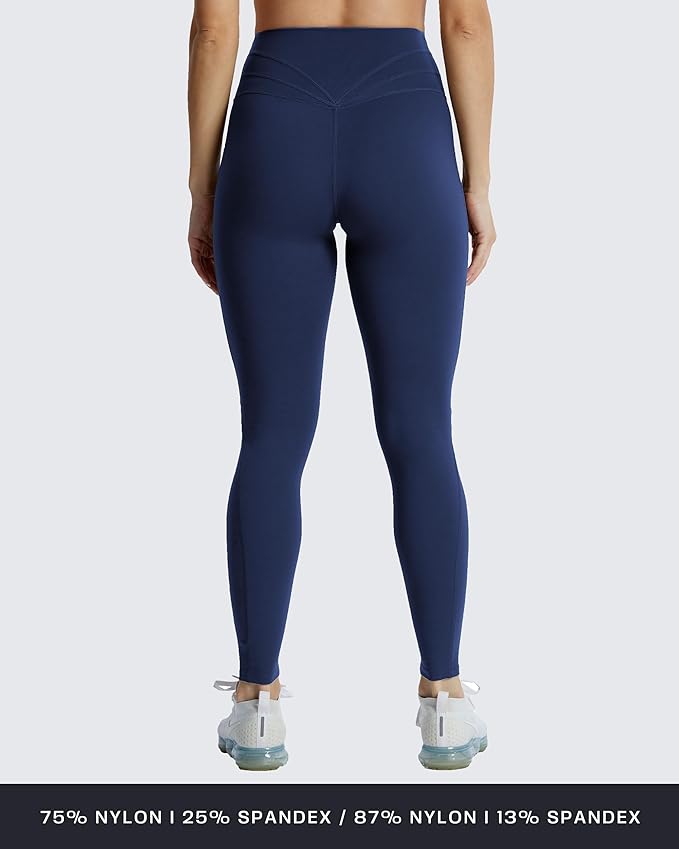 Aoxjox High Waisted Workout Leggings for Women Trinity Yoga Pants 26.5"