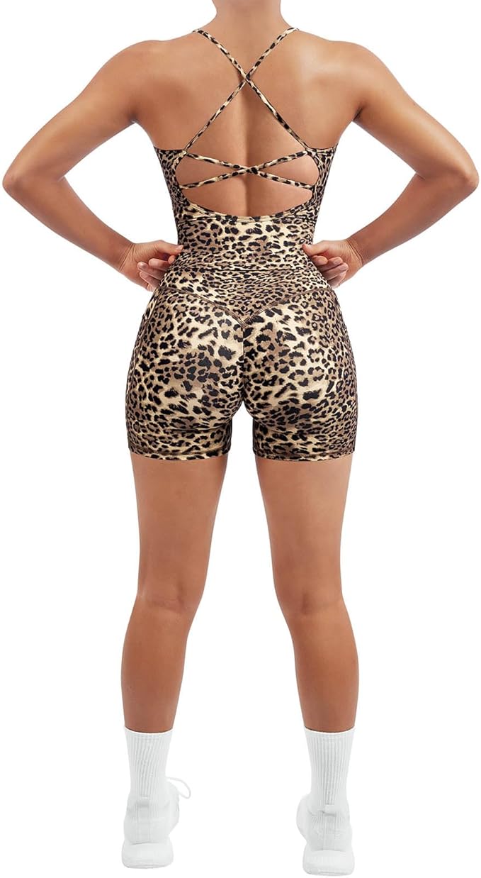 SUUKSESS Women 2 Piece Workout Sets Padded Tank Tops Tummy Control Leggings Gym Outfits