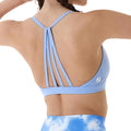 AUROLA Mercury Workout Sports Bras Women Athletic Removable Padded Backless Strapy Minimal Crop Top