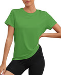 KevaMolly Workout Tops for Women UPF50+ Breathable Loose Fit Yoga T Shirts Short Sleeve Running Gym Athletic Tee Top