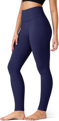 Colorfulkoala Dreamlux No Front Seam Leggings for Women 25"/28" Inseam, High Waisted Buttery Soft Yoga Pants