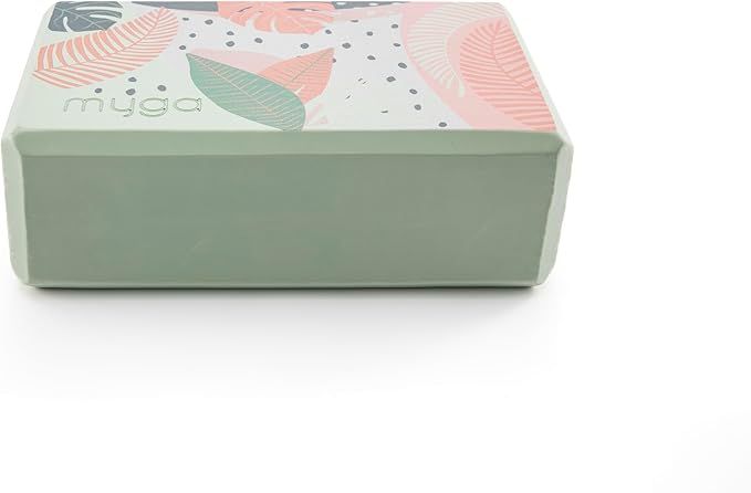 MYGA Yoga Block,Lightweight EVA Foam Yoga Brick,High Density Non-Slip Block for Yoga Poses, Pilates, Balance and Flexibility