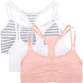 Fruit of the Loom Women's Spaghetti Strap Cotton Sports Bra - All-Day Comfort & Easy Movement