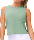 THE GYM PEOPLE Women's Workout Tops in Ice Silk Quick Dry Sleeveless