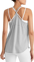 G4Free Workout Athletic Tank Tops for Women Racerback Lightweight Gym Pilates Y-Back Loose Fit Running Tanks Top
