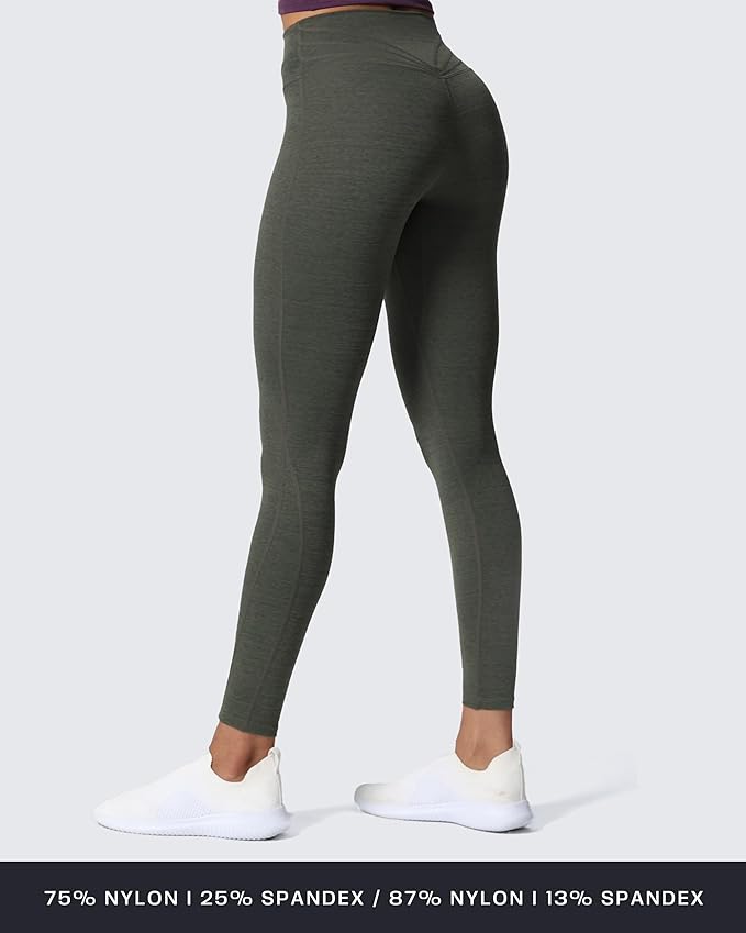 Aoxjox High Waisted Workout Leggings for Women Trinity Yoga Pants 26.5"