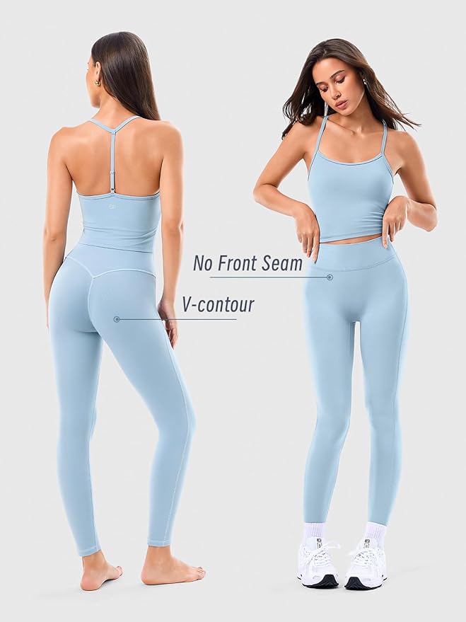Matching Workout Sets for Women,Breathable Sport Bras & Seamless Leggings,2 Piece ActiveWear Outfits for Pilates/Gym/Athletic