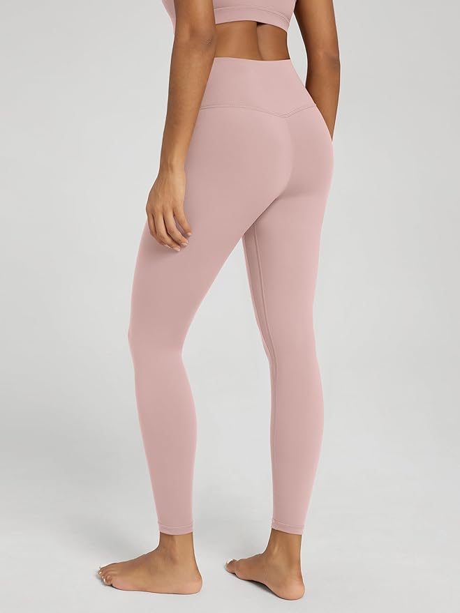 ODODOS Women's Cross Waist Yoga Leggings with Inner Pocket, 23"/25"/28" Gathered Crossover Workout Yoga Pants