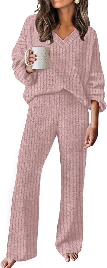 RUMIA Lounge Sets for Women 2026 Vacation Matching Track Suits Sweater Fall Outfits (S-2XL)