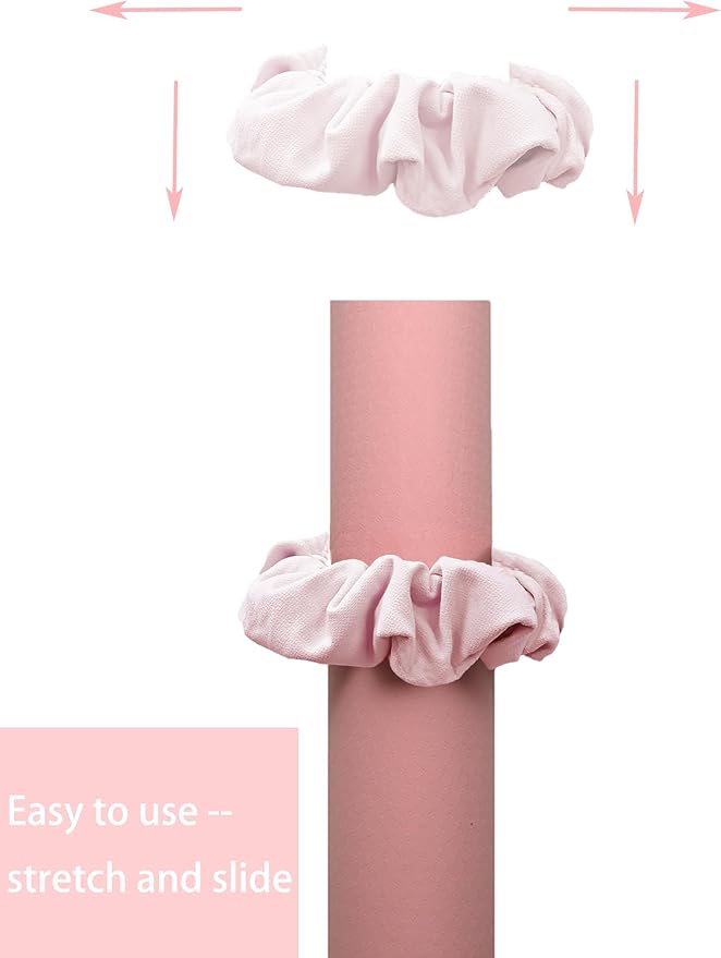 Yoga Mat Scrunchie - Holds Your Yoga Mat in Style - Durable & Elasticity Fabric - Fits All Standard Yoga Mats (mat not included)