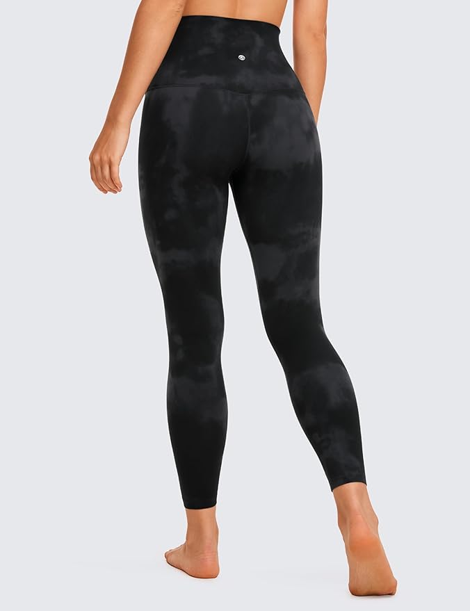 CRZ YOGA Butterluxe Super High Waist Leggings 25"- Buttery Soft Womens Yoga Pants Workout Over Belly