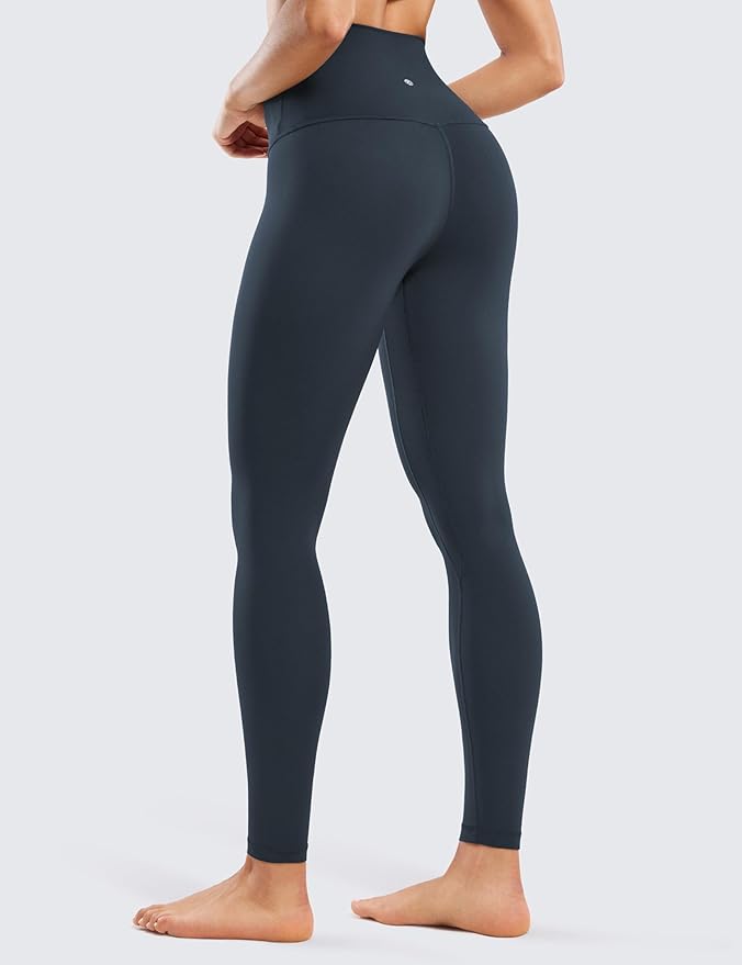 CRZ YOGA Butterluxe Super High Waist Leggings 28" - Full Length Buttery Soft Womens Yoga Pants Over Belly