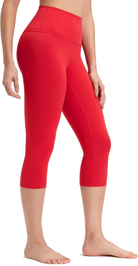 CRZ YOGA Butterluxe Yoga Capris Leggings 19'' - High Waisted Workout Buttery Soft Athletic Lounge Womens Crop Pants