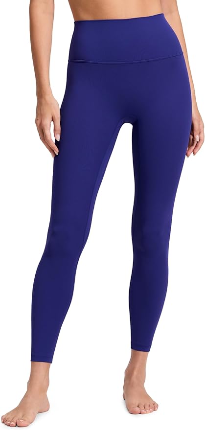 CRZ YOGA Butterluxe No Front Seam Yoga Leggings 25" - High Waisted Womens Lounge Pants Pilates Workout Athletic Buttery Soft