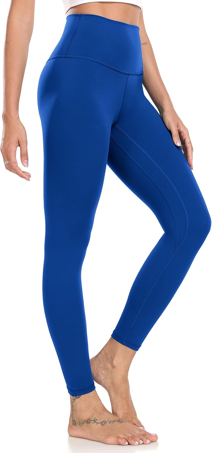 Colorfulkoala Women's High Waisted Tummy Control Workout Leggings 7/8 Length Ultra Soft Yoga Pants 25"