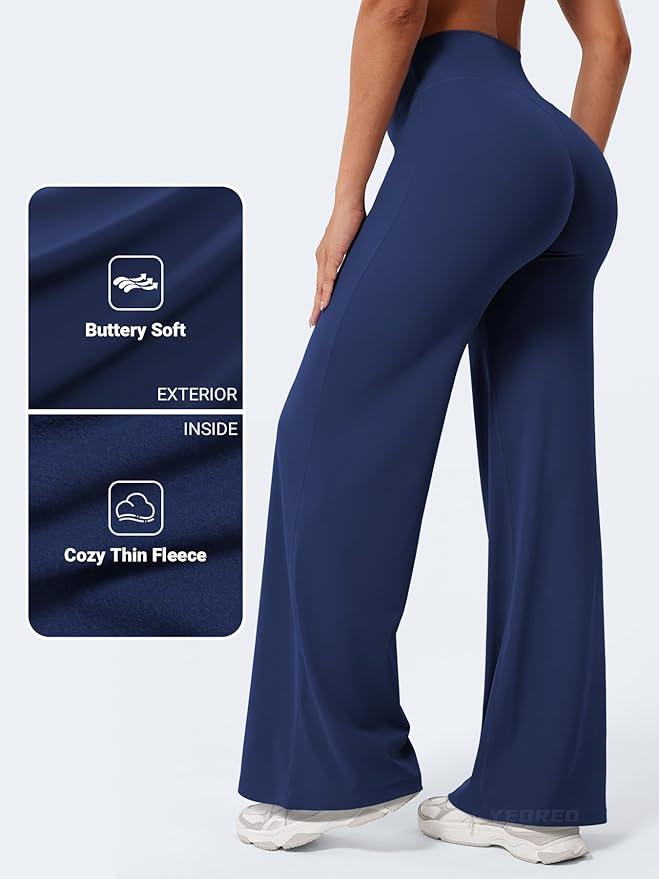 YEOREO Workout Leggings Womens No Front Seam Straight Leggings 29"/ 31.5"/ 33"/ 35" High Waist Buttery Eddiy Gym Yoga Pants