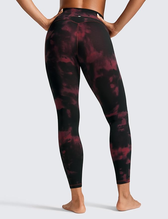 CRZ YOGA Butterlift Workout Leggings 25" - High Waisted Pilates Gym Athletic Womens Yoga Pants Buttery Soft