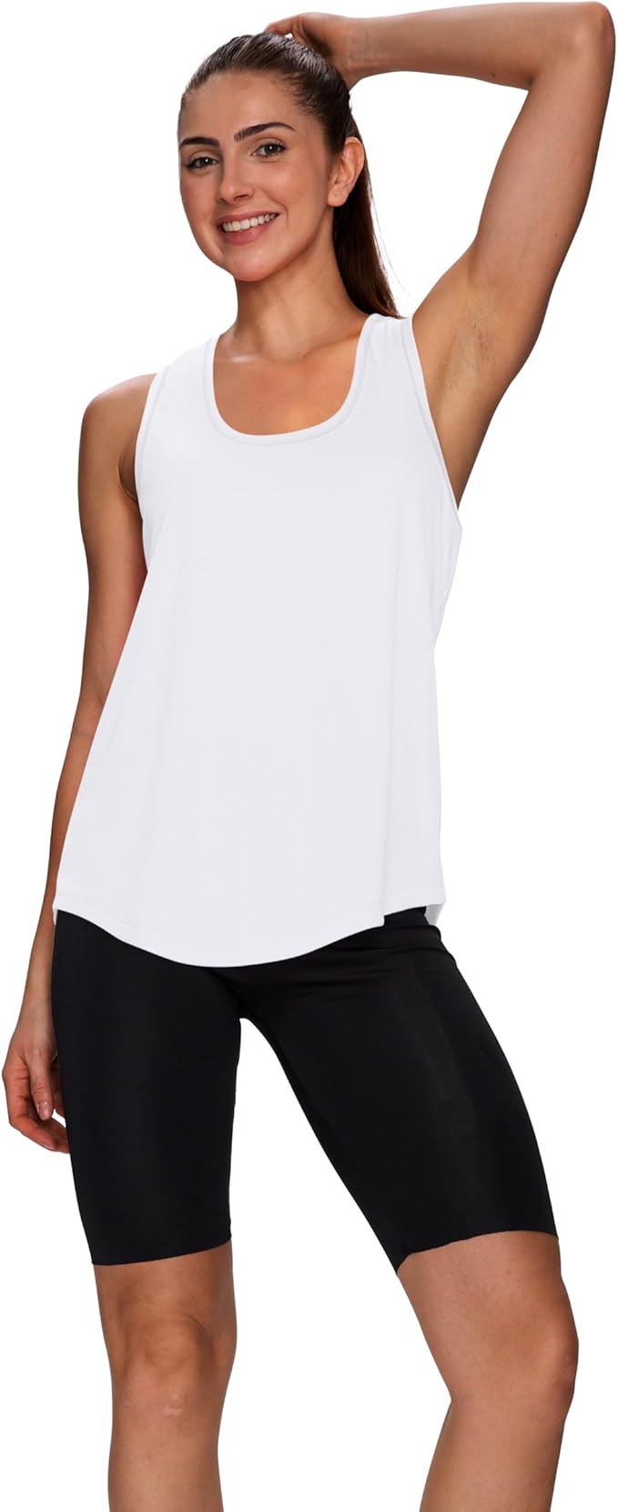 WIHOLL Workout Tops for Women Summer Athletic Tank Tops Sleeveless Shirts Beach Lightweight Gym Clothes
