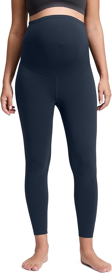 CRZ YOGA Butterluxe Maternity Leggings 25" - Over The Belly Buttery Soft Workout Activewear Yoga Womens Pregnancy Pants
