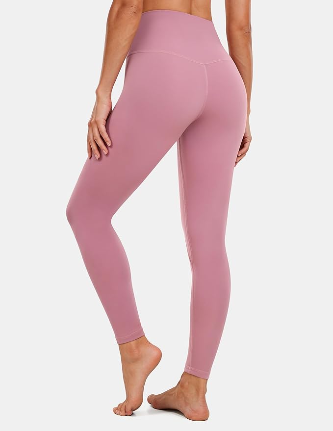 Colorfulkoala Women's High Waisted Tummy Control Workout Leggings 7/8 Length Ultra Soft Yoga Pants 25"