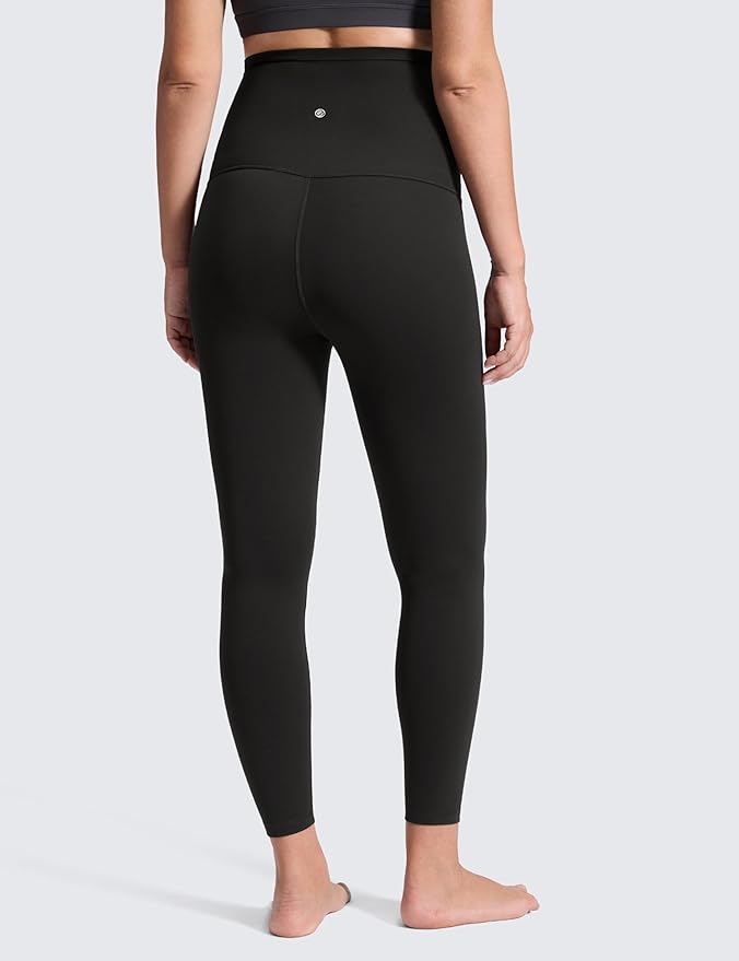 CRZ YOGA Butterluxe Maternity Leggings 25" - Over The Belly Buttery Soft Workout Activewear Yoga Womens Pregnancy Pants