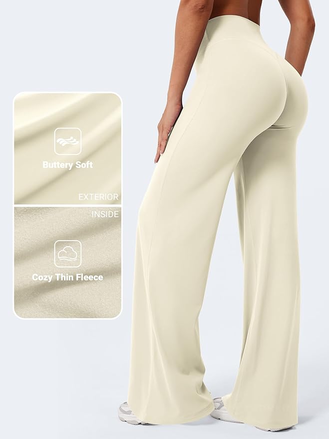 YEOREO Workout Leggings Womens No Front Seam Straight Leggings 29"/ 31.5"/ 33"/ 35" High Waist Buttery Eddiy Gym Yoga Pants