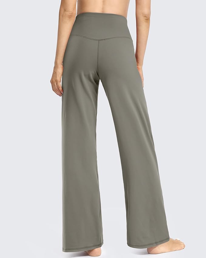 Promover Wide Leg Pants Woman Yoga Pants with Pockets Stretch Loose Casual Lounge Sweatpants Petite/Regular/Tall