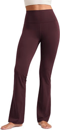CRZ YOGA Butterluxe Flare Leggings 29"/30.5"/32"/33.5" - High Waist Bootcut Wide Leg Lounge Womens Yoga Pants with Pocket
