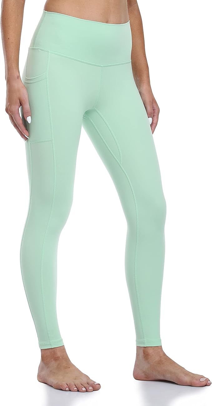 Colorfulkoala Women's High Waisted Yoga Pants 7/8 Length Leggings with Pockets