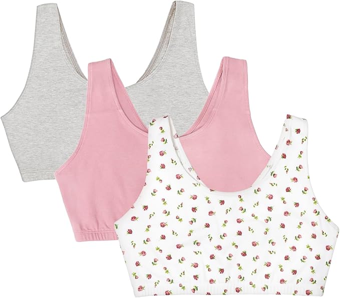 Fruit of the Loom Women's Cotton Tank Bra for Women - Ultimate Comfort & Breathable Fit