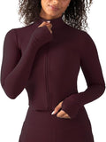 YITTY Active Women's Ultraluxe Full Zip Jacket, Athleisure, 4-Way-Stretch, Thumbholes