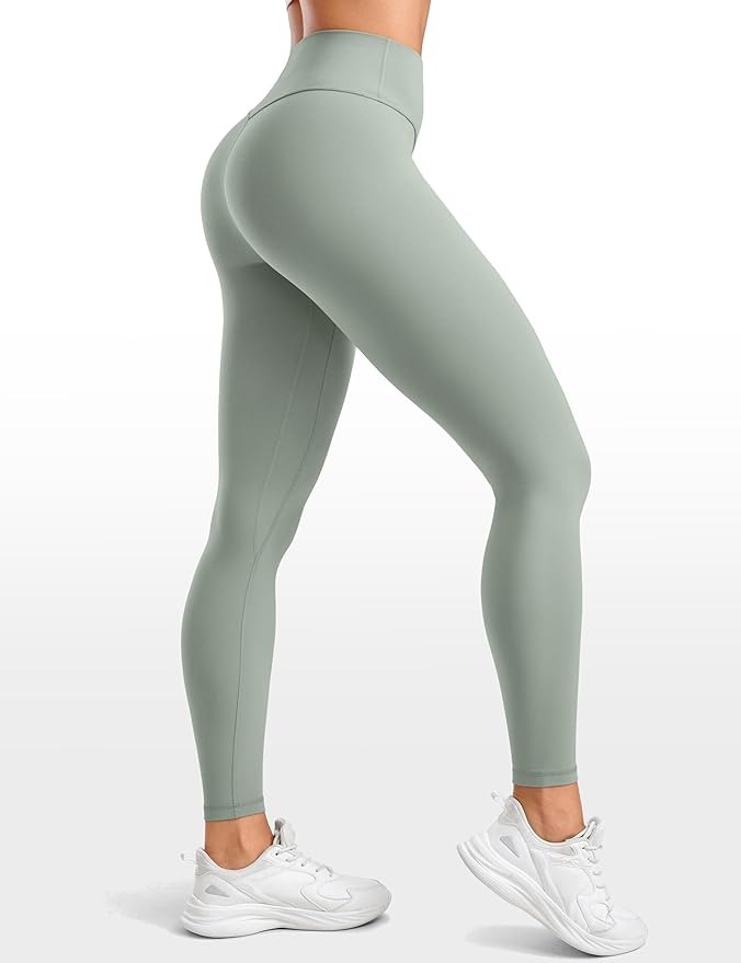 INGIA Womens High Waisted No Front Seam Lounge Yoga Legging 25" Workout Tummy Control Gym Yoga Pants