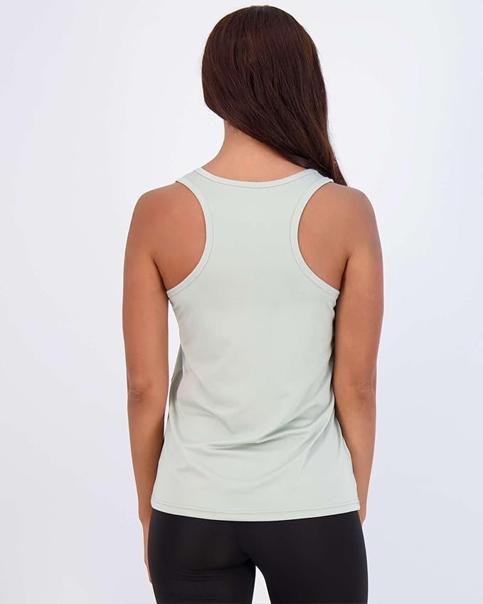 Real Essentials 5 Pack: Women's Racerback Tank Top Dry-Fit Athletic Performance Yoga Activewear (Available in Plus Size)