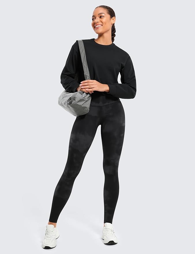 CRZ YOGA Butterluxe Yoga Leggings 28'' - High Waisted Womens Workout Lounge Pants Buttery Soft