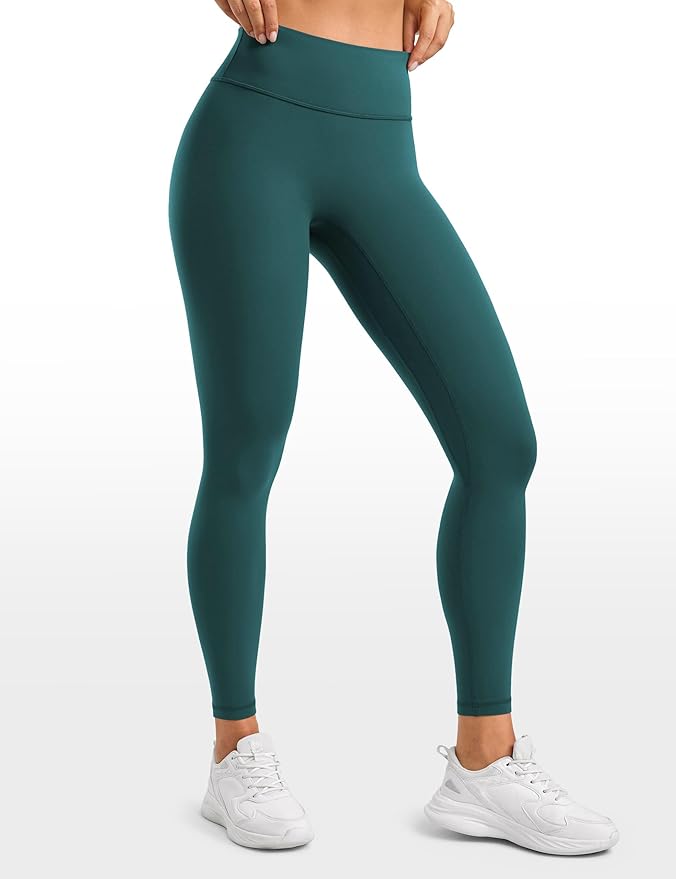 INGIA Womens High Waisted No Front Seam Lounge Yoga Legging 25" Workout Tummy Control Gym Yoga Pants