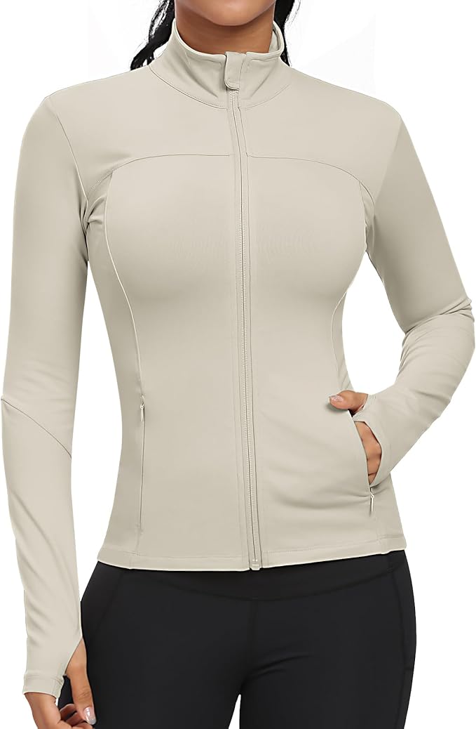 GYM RAINBOW Workout Jackets for Women Athletic Jacket Spring Running Yoga Jackets