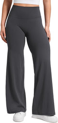 CRZ YOGA Softretch No Front Seam Wide Leg Pants 28''/ 30''/ 32" for Women - High Waist Yoga Lounge Buttery Soft Comfy Casual