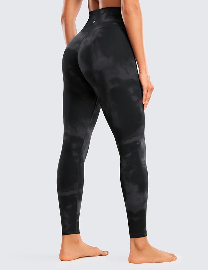 CRZ YOGA Butterluxe Crossover Waist Leggings 28" - Criss Cross Full Length Workout Athletic Womens Yoga Pants