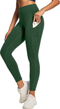Ewedoos Leggings with Pockets for Women High Waisted Athletic Workout Compression Leggings Tummy Control Yoga Pants Women