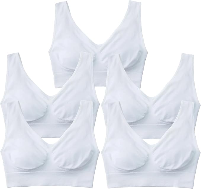 Hiking Gril Women's Comfort Wirefree Bralette Unpadded Sleep Yoga Bra