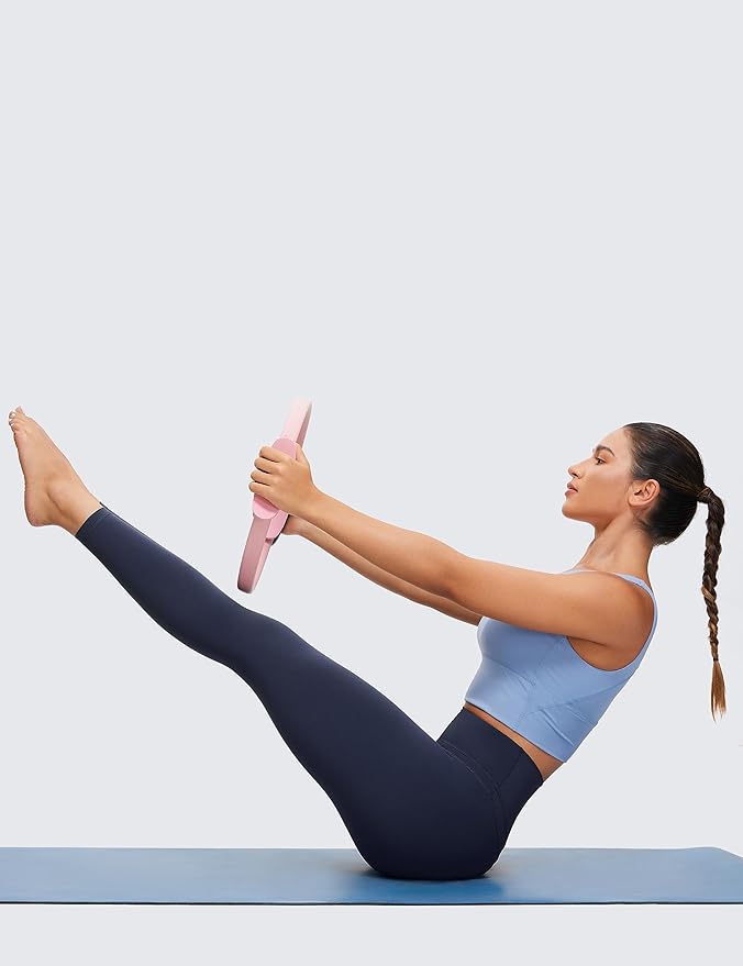 CRZ YOGA Naked Feeling Workout Leggings 25'' - High Waist Yoga Training Tight Womens Pants