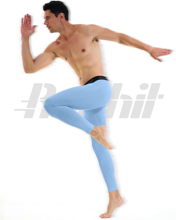 Runhit Men’s Compression Pants Running Tights Workout Leggings Athletic Base Layer Pants for Sports Yoga Basketball