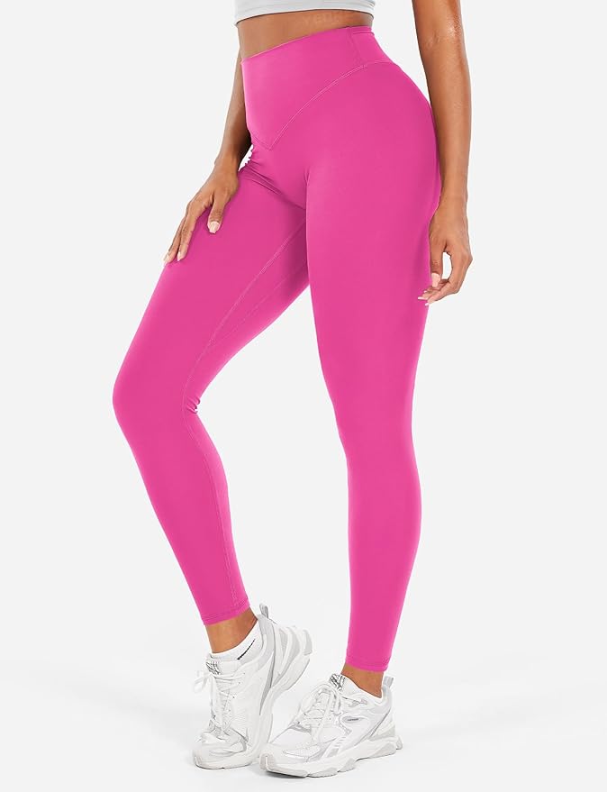 YEOREO Workout Leggings for Women Hidden Scrunch Tummy Control Leggings Agathia High Waisted Gym Yoga Pants